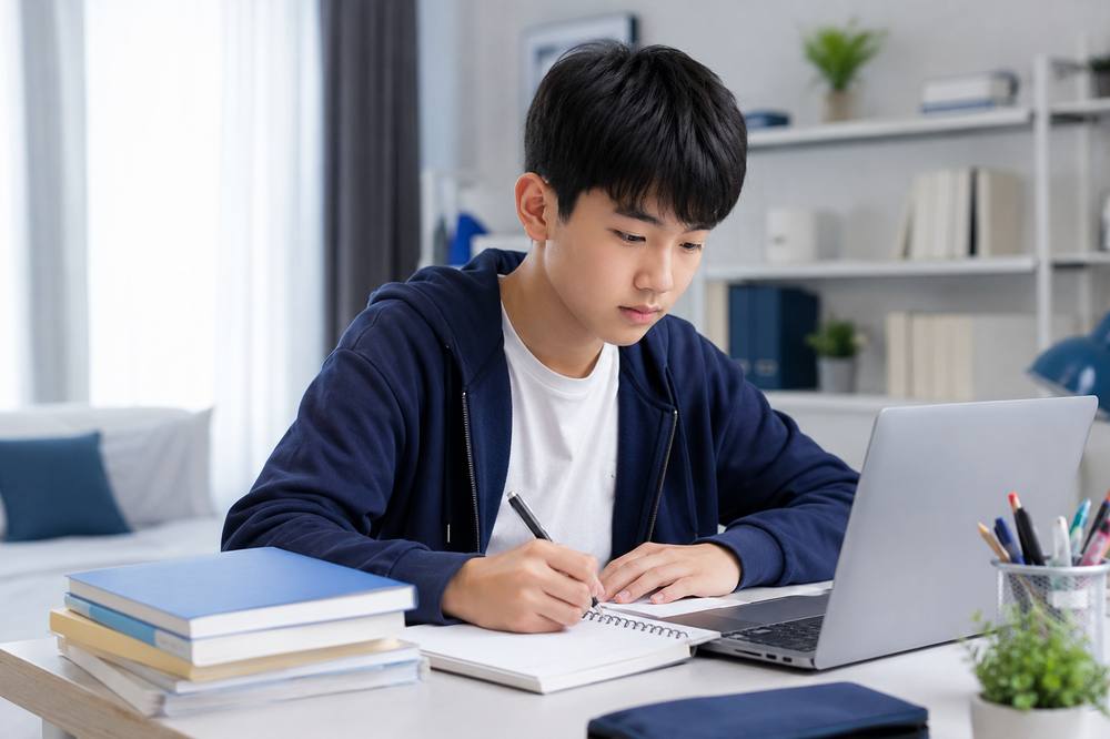 대청면 과학 과외 학생 공부 사진
